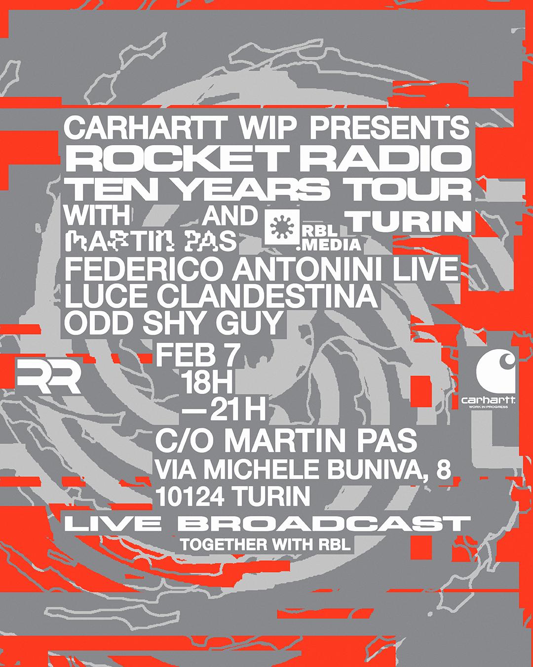 Carhartt Wip Pres. Rr10 Years Anniversary Tour With Martin Pas & Rbl - Day-Time