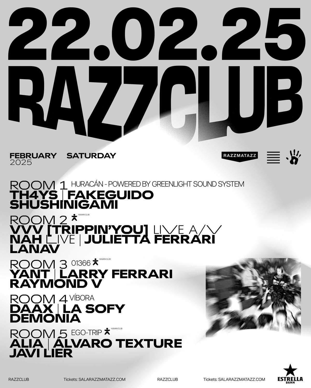 Razzclub: Vvv [Trippin'You], Nah Live, Th4Ys, Yant, Alia