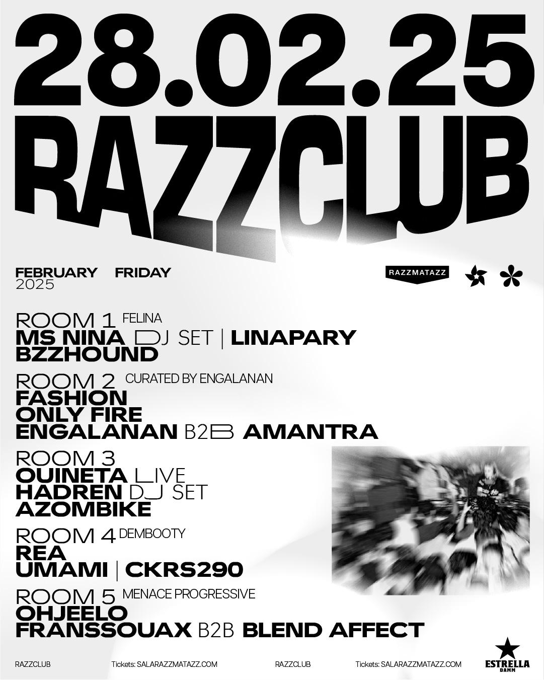 Razzclub: Ms Nina Dj Set + Fashion + Only Fire