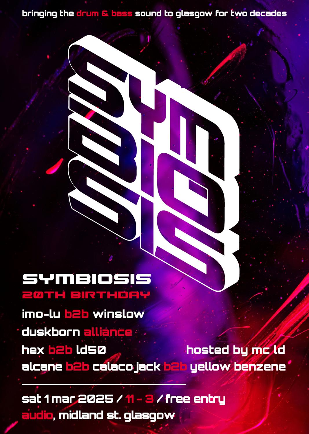 Symbiosis Drum & Bass 20Th Birthday Party