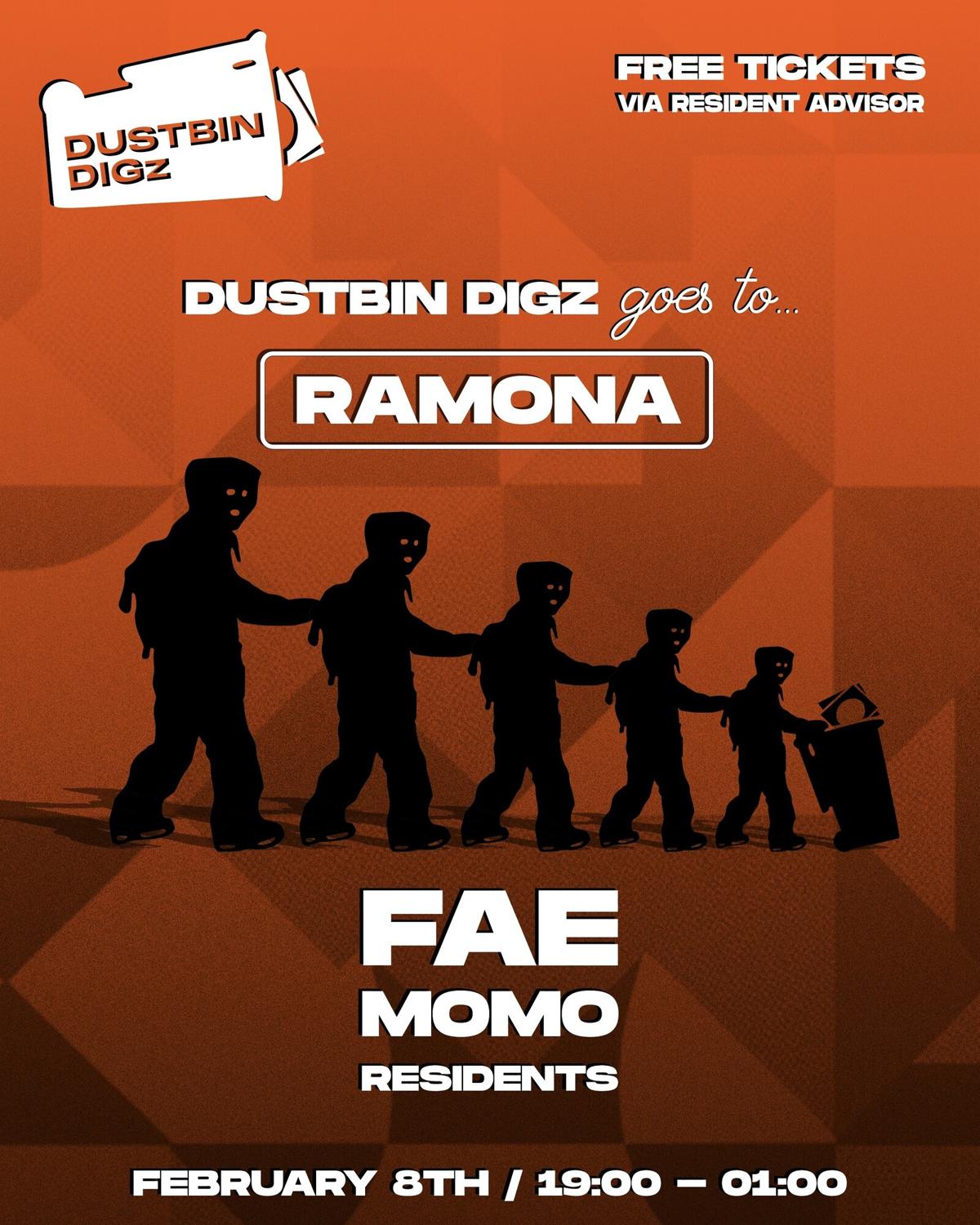 Dustbin Digz Goes To Ramona - With Fae And Momo