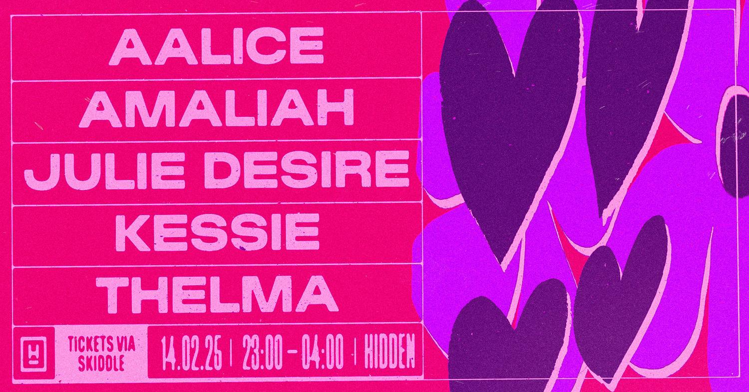 Galentines: Aalice, Amaliah, Julie Desire, Kessie & Thelma