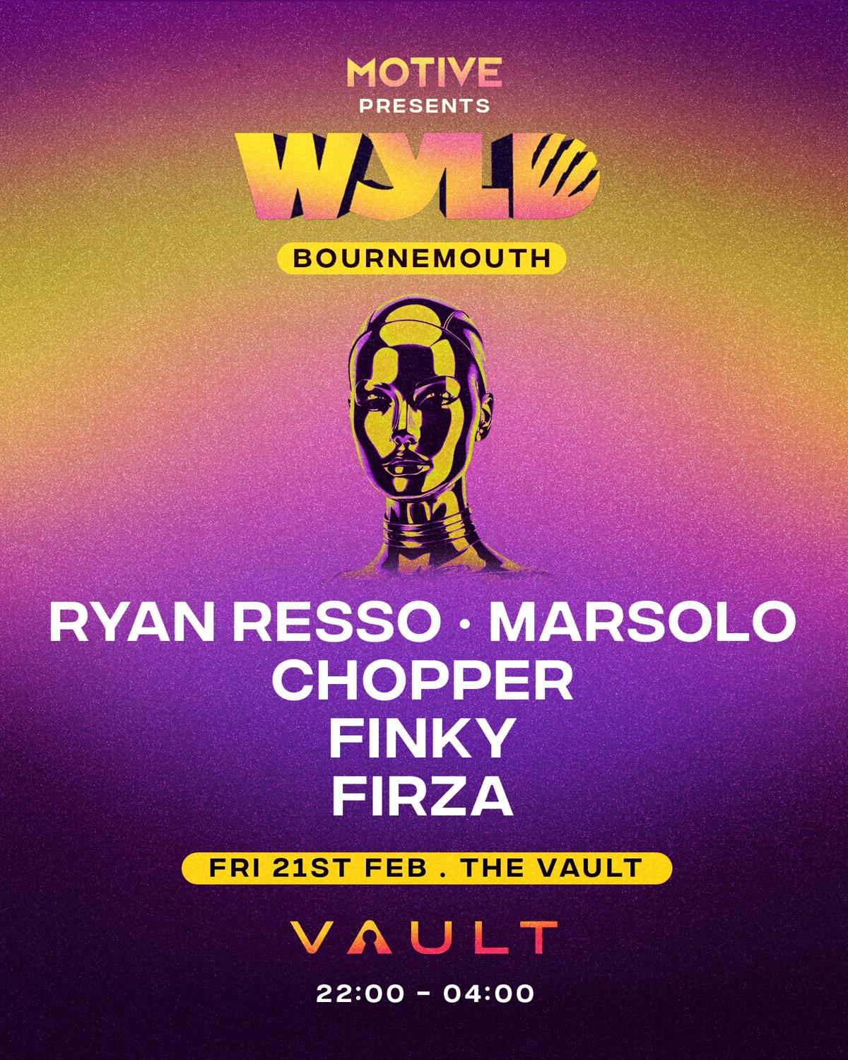 Wyld Bournemouth: Marsolo, Ryan Resso, Chopper, Finky + More