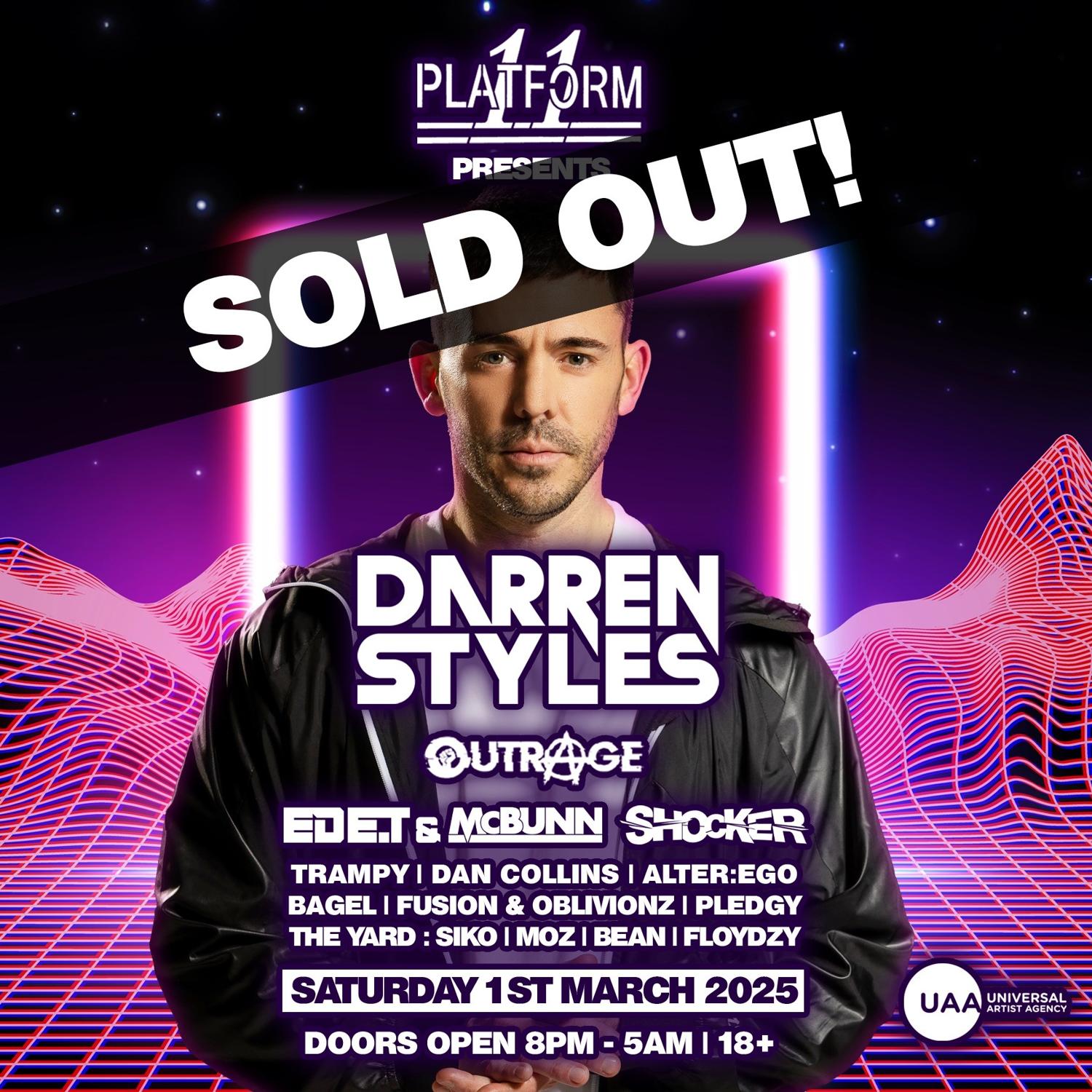 Platform 11 Presents: Darren Styles