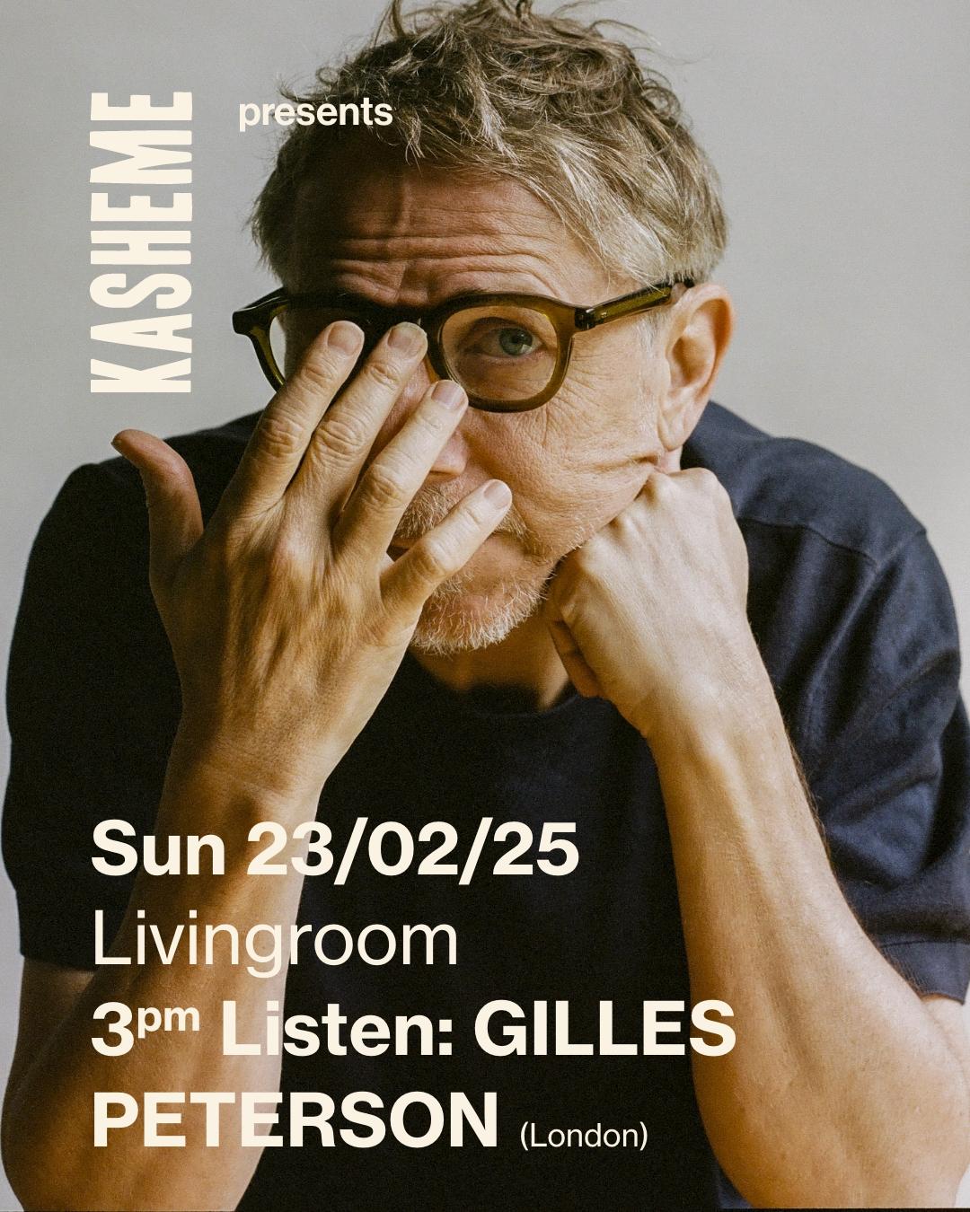 Listening Session With Gilles Peterson