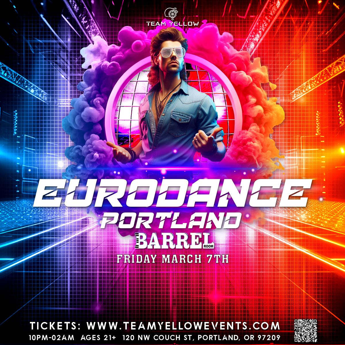 Team Yellow: Eurodance Portland At Barrel Room [Former Whiskey Bar]