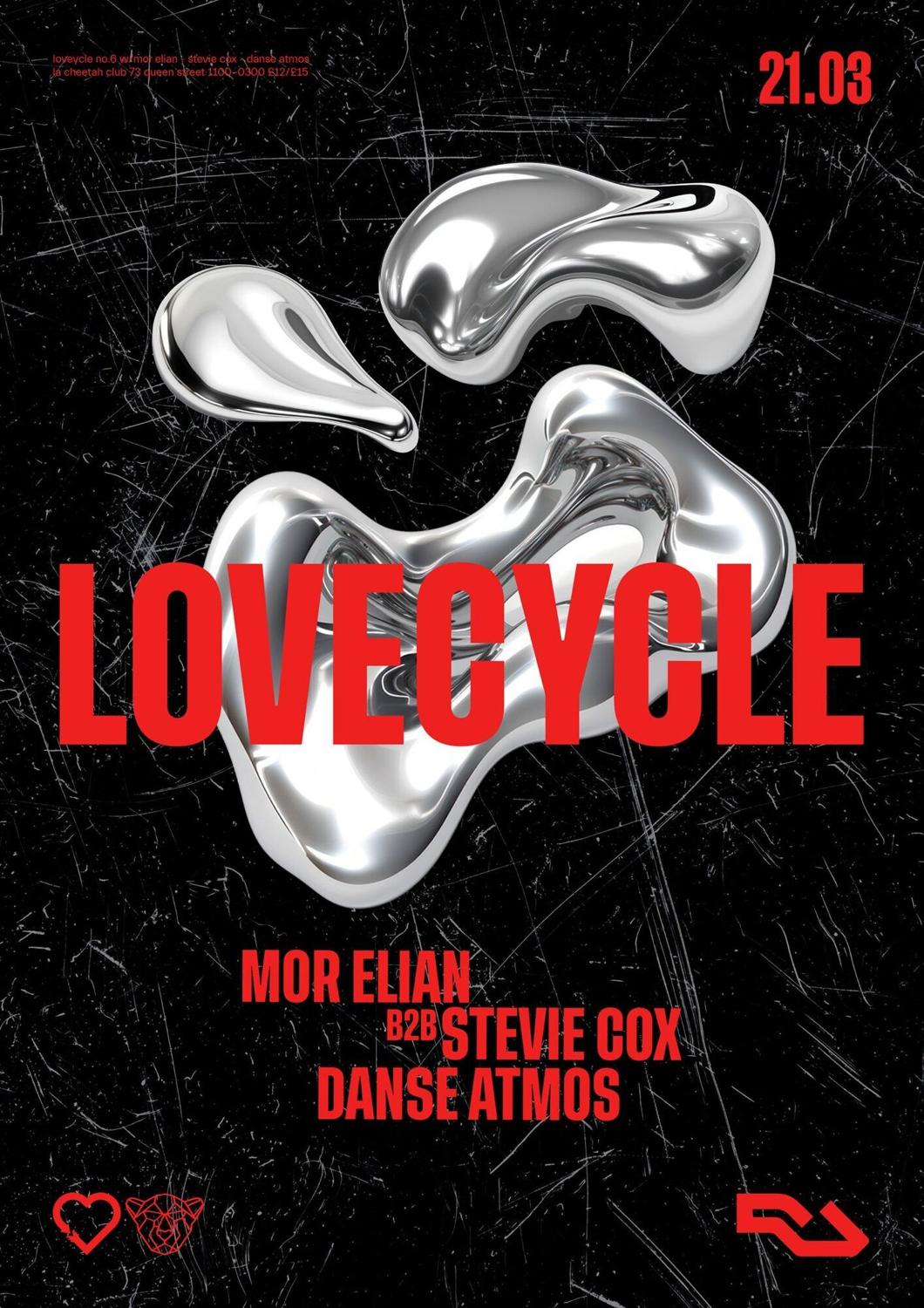 Lovecycle #7: Mor Elian B2B Stevie Cox, Danse Atmos