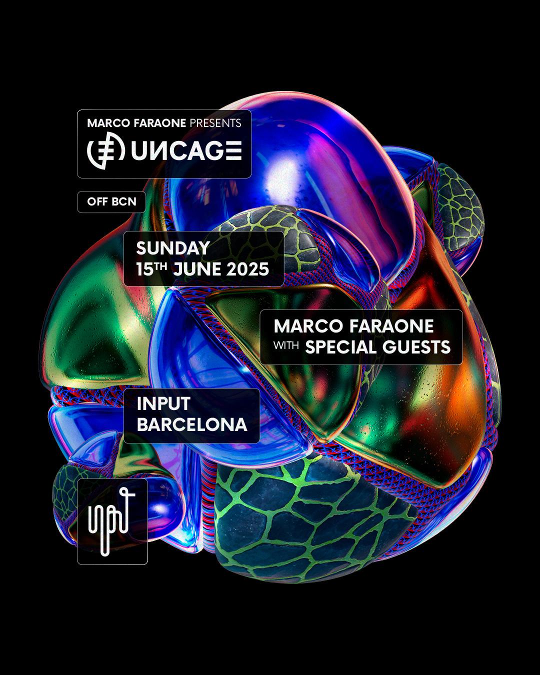 Marco Faraone Pres Uncage Off Bcn