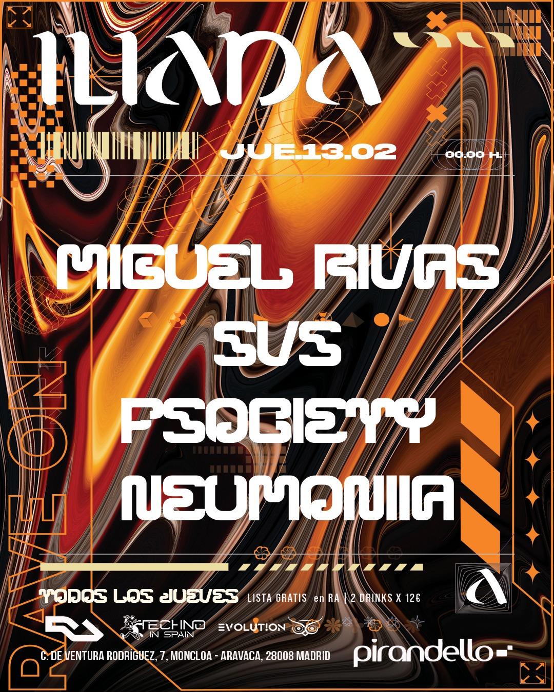 Iliada Club With Miguel Rivas, Svs, F.Society Nd Neumoniia