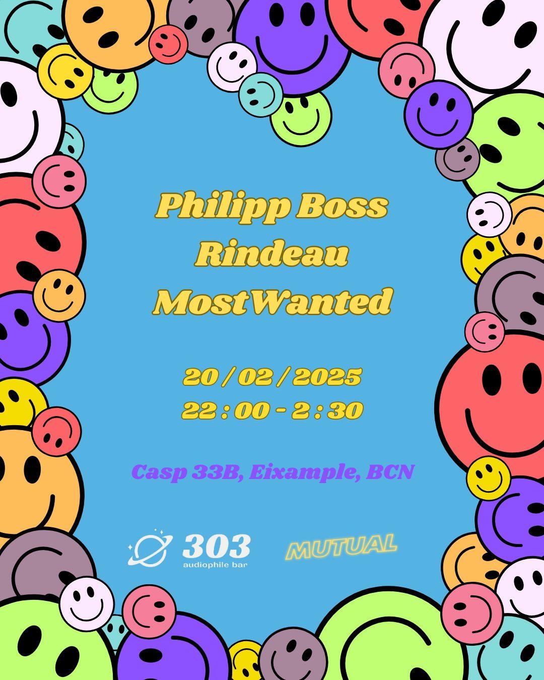 Mutual At 303 With Philipp Boss & Rindeau At 303