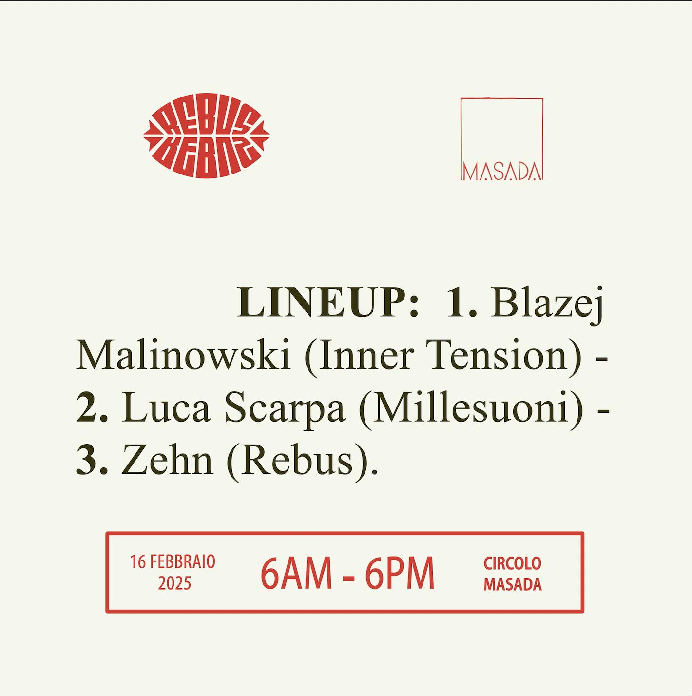 Rebus After W/ Blazej Malinowski - Luca Scarpa