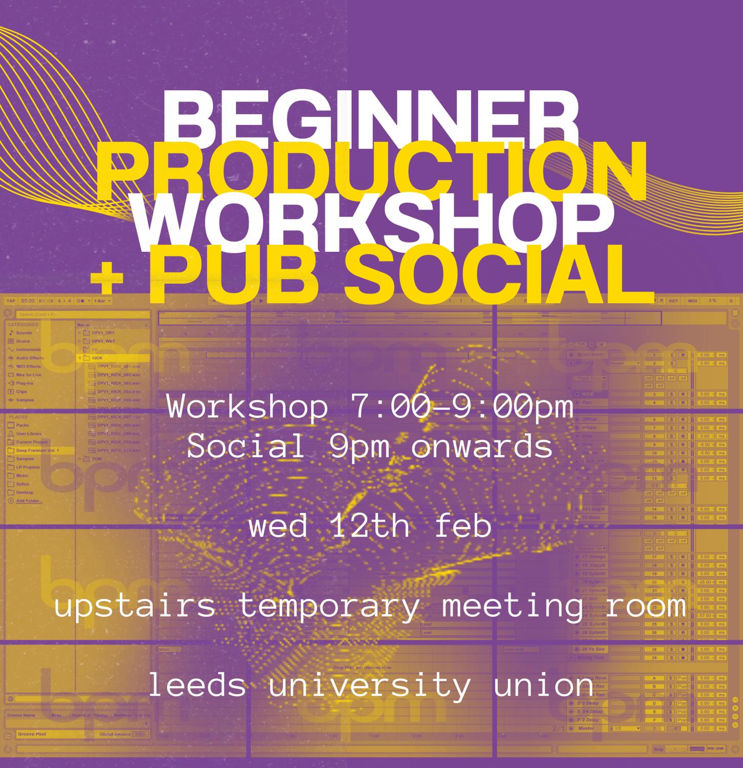 Bpm Beginners Production Workshop And Social