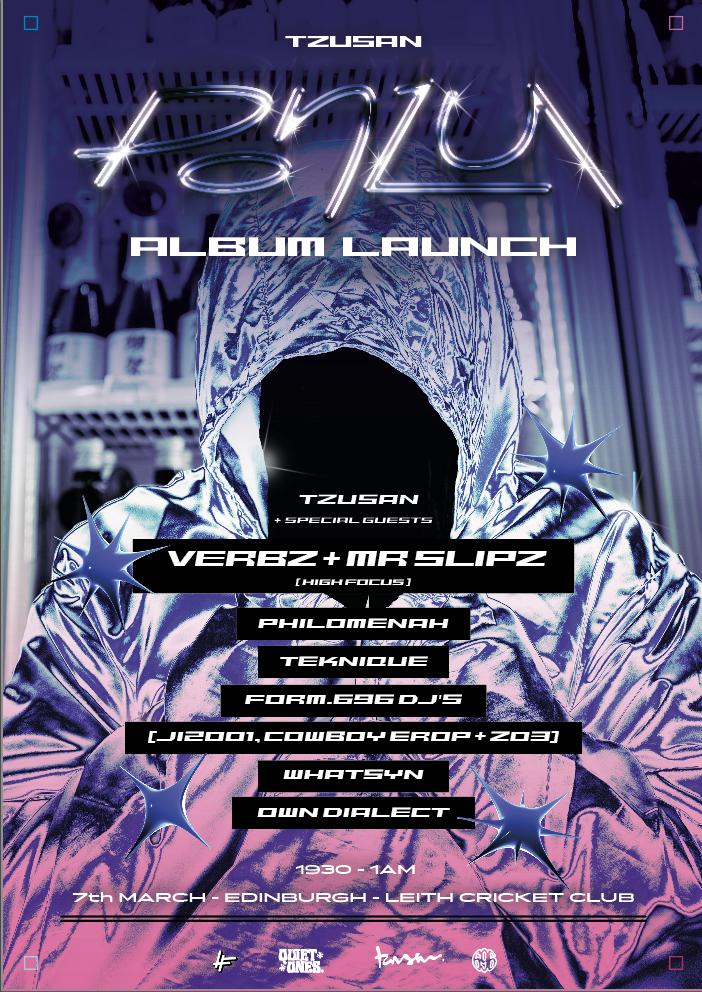 Tzusan: Ponzu Album Launch With Verbz + Mr Slipz, Philomenah, Form.696 Dj'S