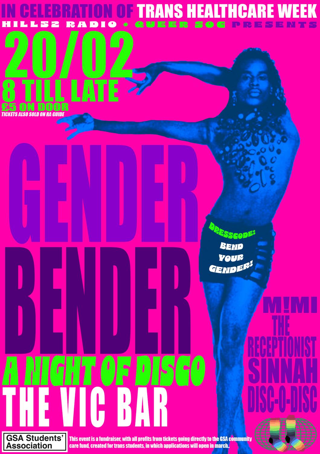 Hill52 X Queer Soc: 'Gender Bender'