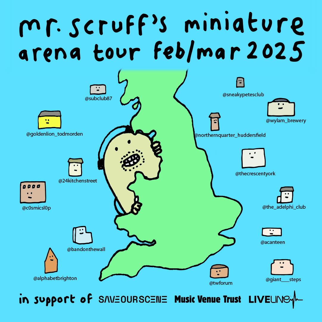 Mr Scruff All Night Long - Miniature Arena Tour / Chelmsford