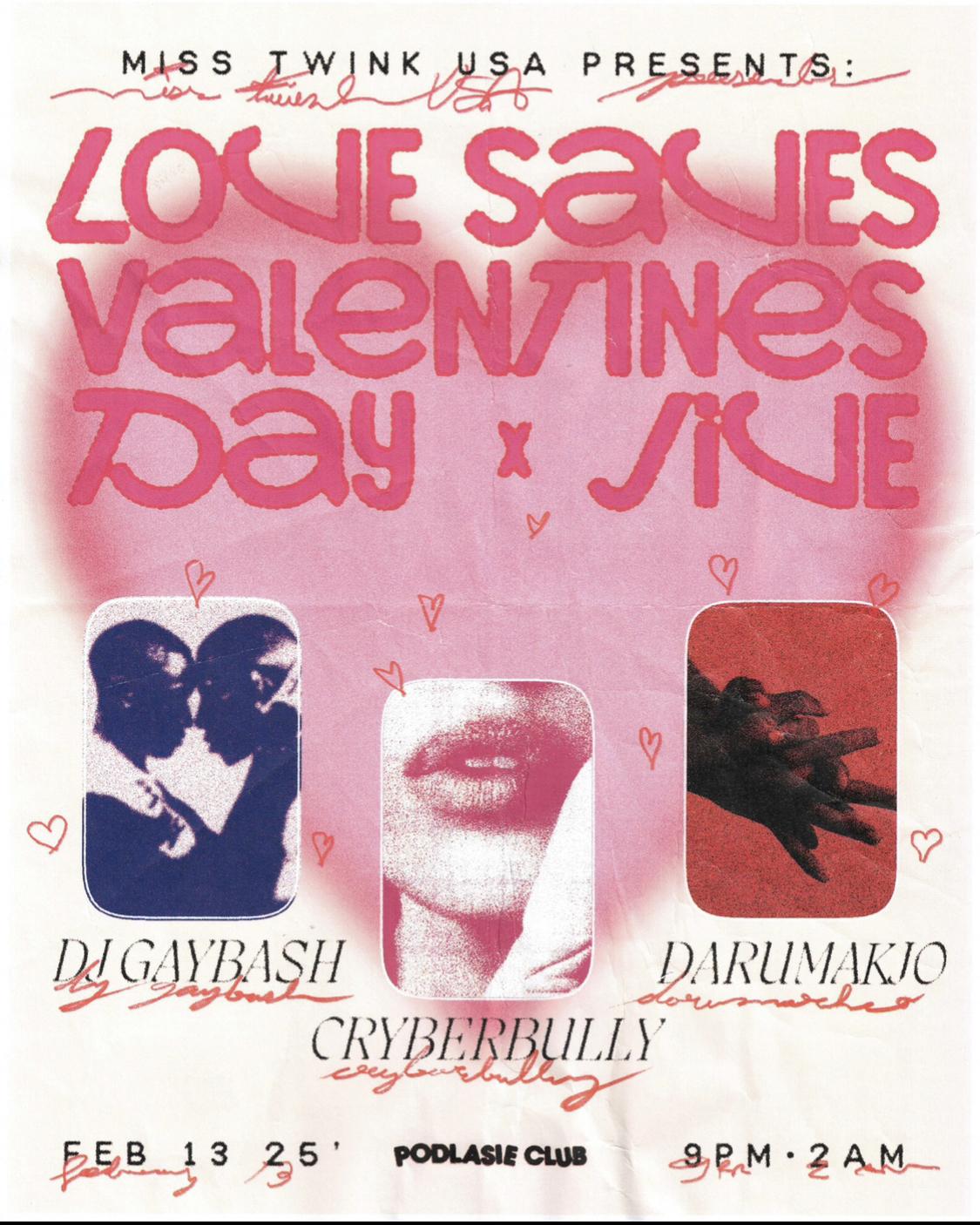 Miss Twink Usa Presents - Love Saves Valentines Day X Jive