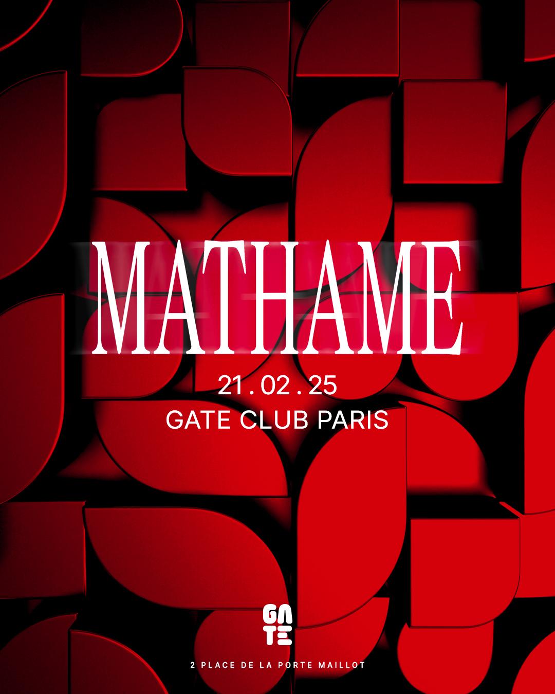 Mathame At Gate Club Paris