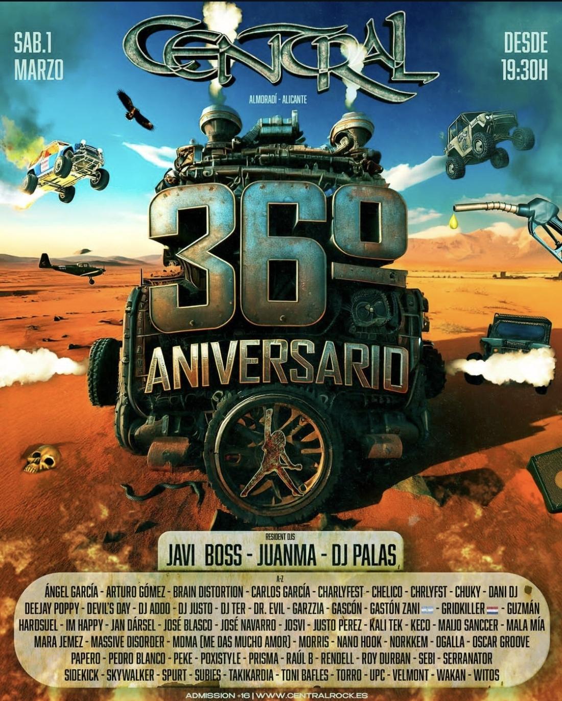 36 ANIVERSARIO CENTRAL