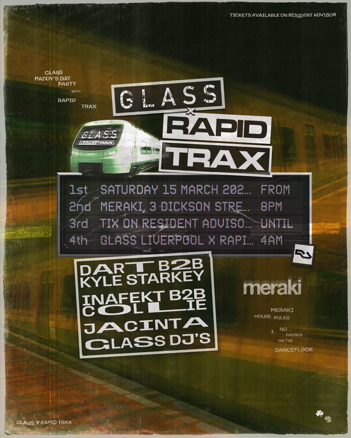 Glass X Rapid Trax: Dart B2B Kyle Starkey - Paddy'S Day Party