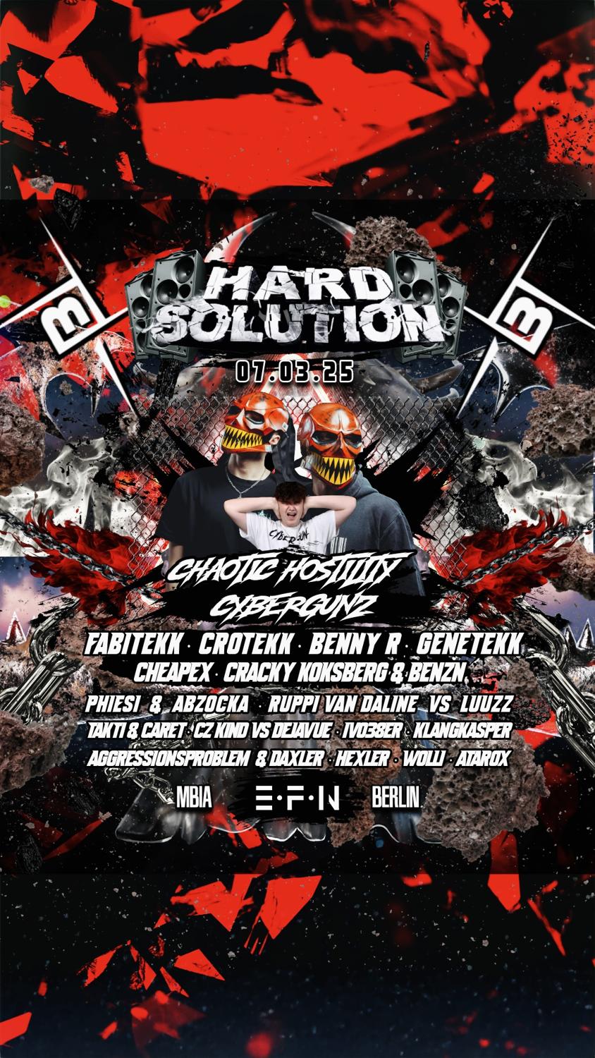 Hard Solution With Chaotic  Hostilty • Cyber Gunz • Fabitekk • Crotekk • Benny R. • Cheapex Uvm