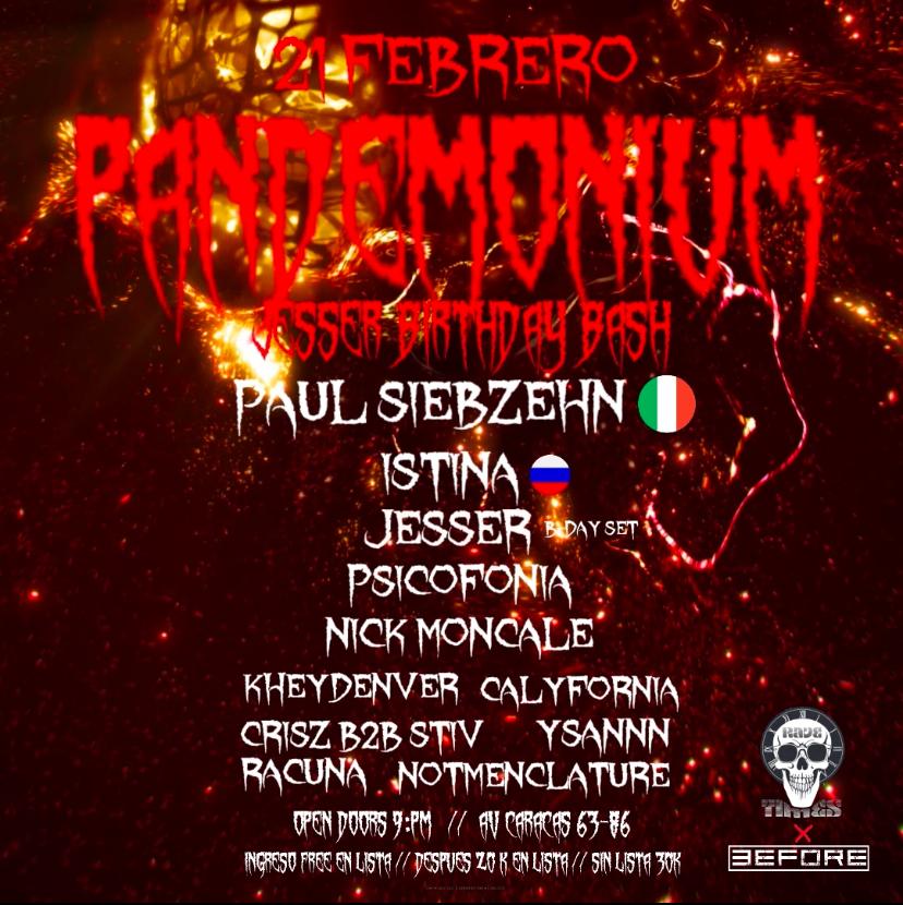 Pandemonium B-Day Bash Jesser