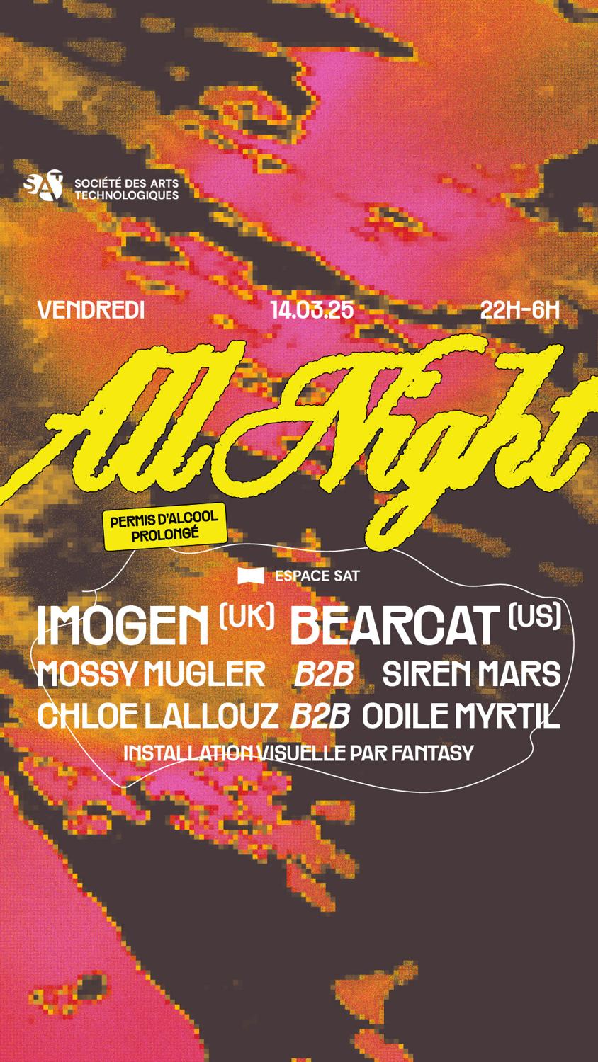 All Night — Imogen (Uk)• Bearcat (Us)