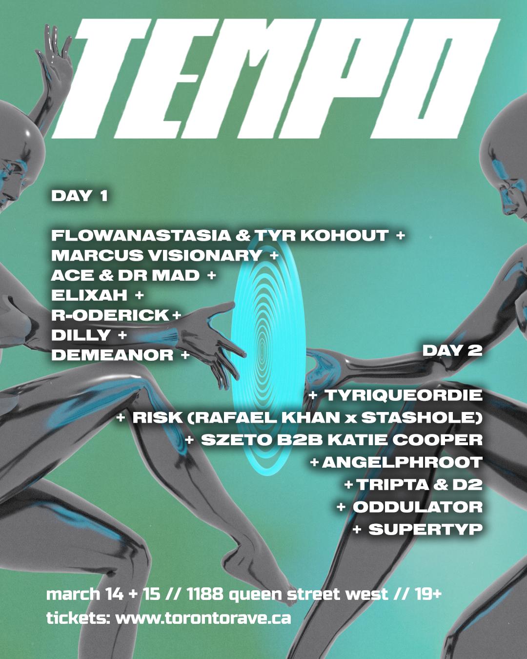 Toronto Rave: Tempo