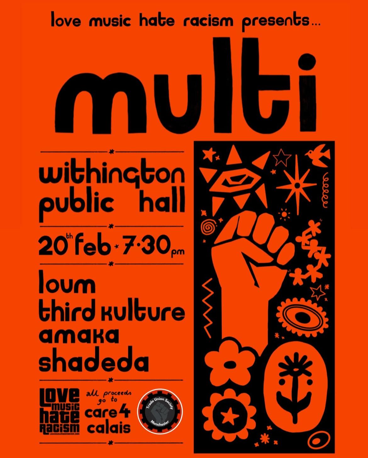 Love Music Hate Racism Presents: Multi