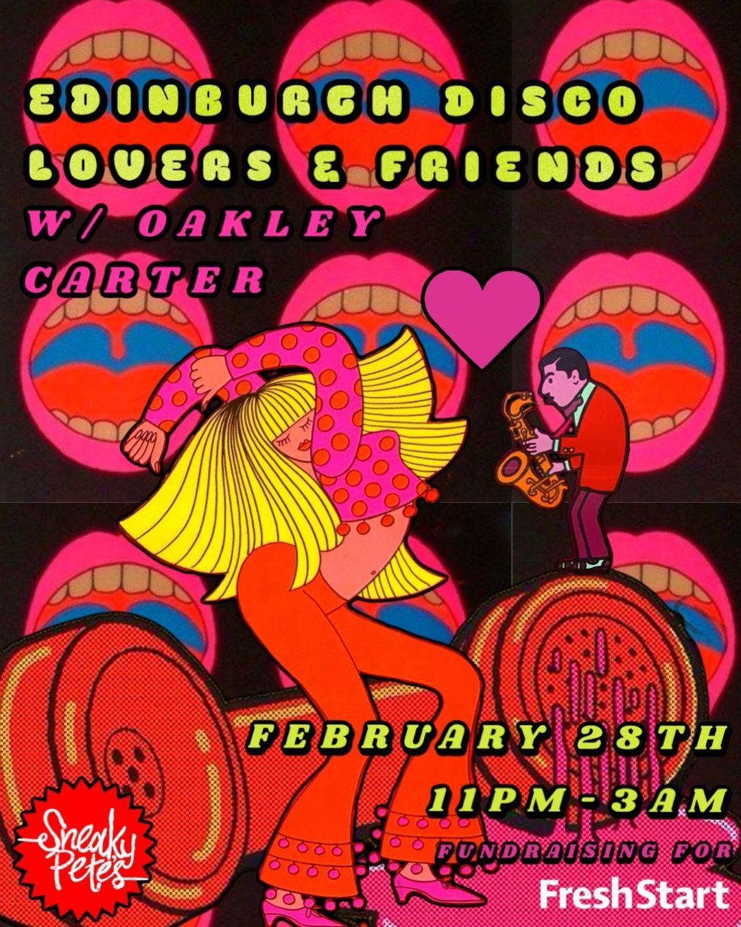 Edinburgh Disco Lovers: Friday Night Fever With Oakley Carter