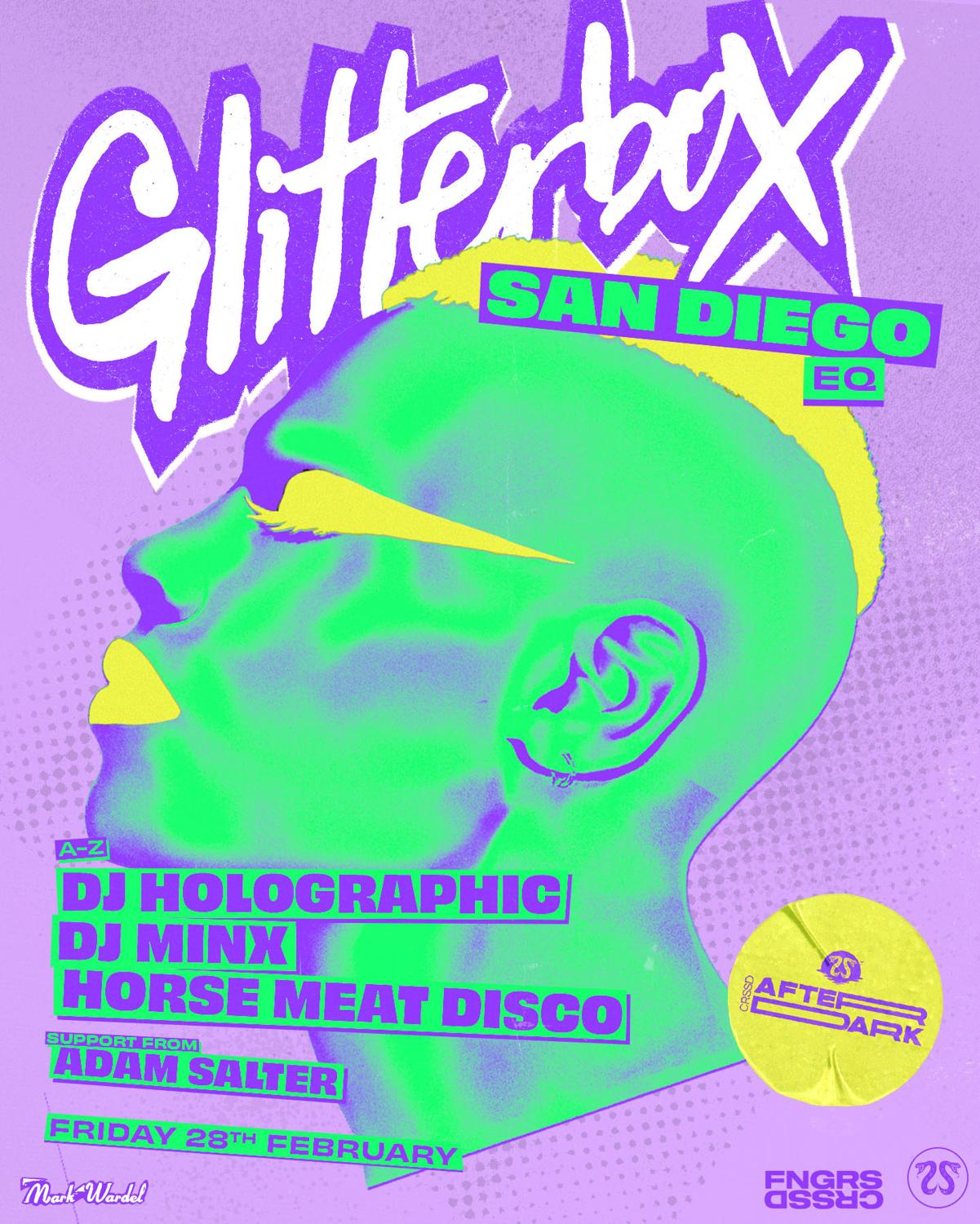 Crssd X Glitterbox Pre-Party With Horse Meat Disco, Dj Minx, Dj Holographic