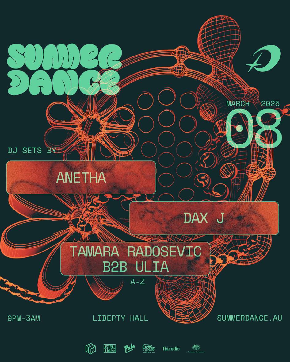 Summer Dance After Dark With Anetha + Dax J + Tamara Radosevic + Ulia