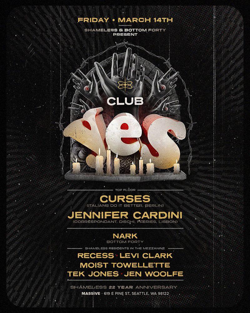 Club Yes With Curses + Jennifer Cardini