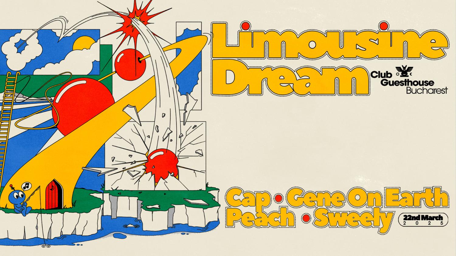 Limousine Dream At Guesthouse: Cap, Gene On Earth, Peach, Sweely