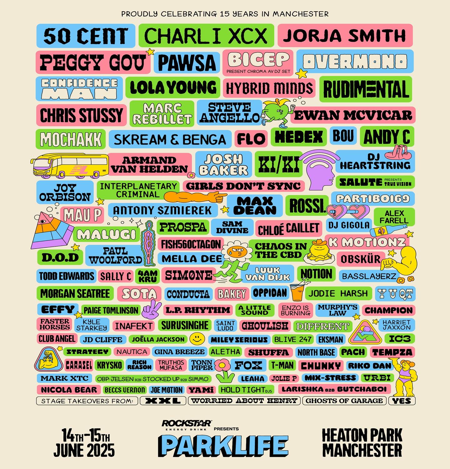 Parklife 2025, 14Th - 15Th June