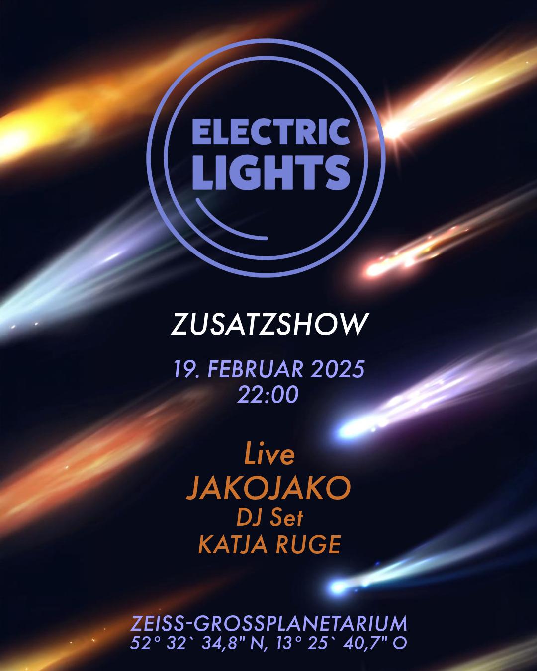 Extrashow Electric Lights - Women In Electronic Music - Vol 1 - Jakojako (Live) & Katja Ruge