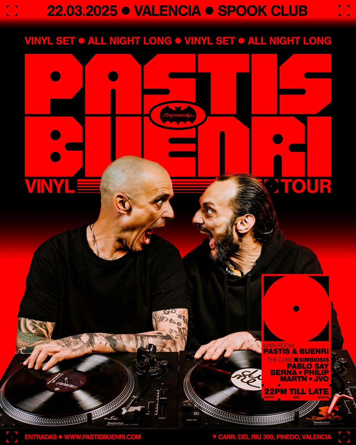 Pastis & Buenri: All Night Long / + Simbiosis