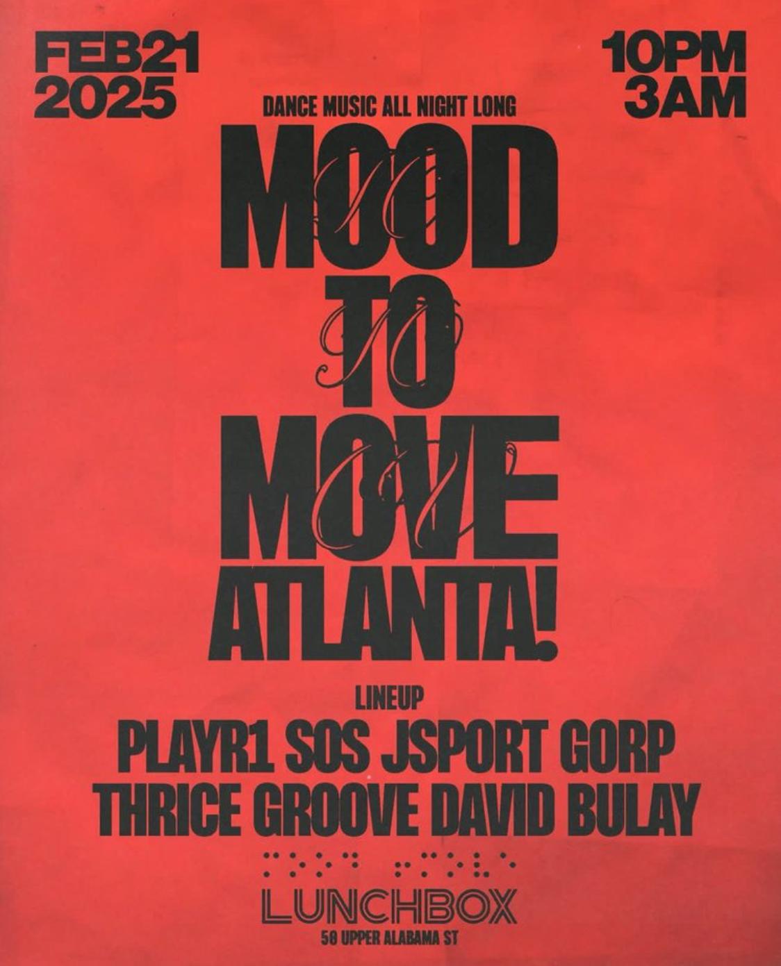 Mood To Move: Atlanta At Lunchbox