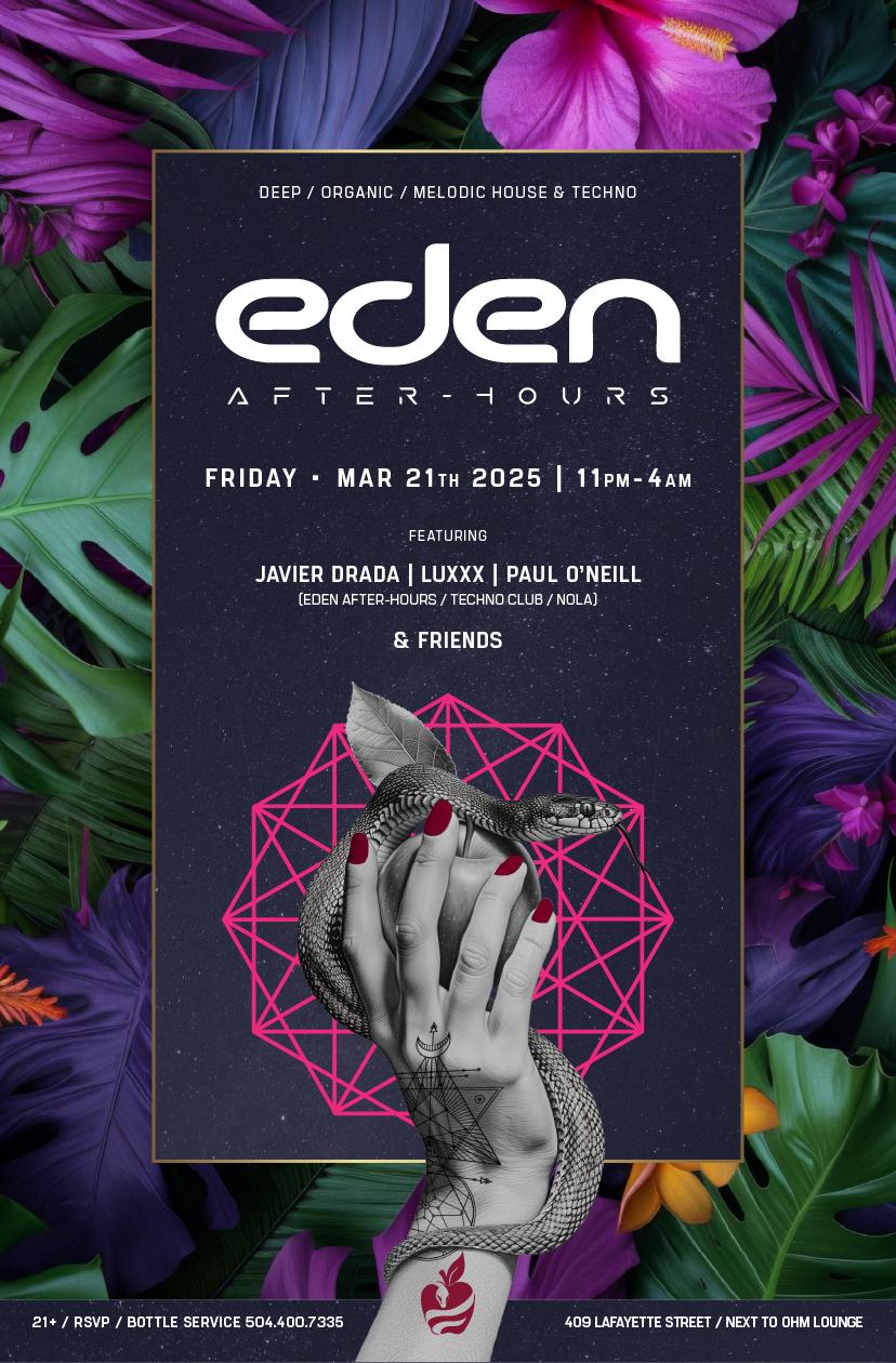 Eden After-Hours Friday Edition