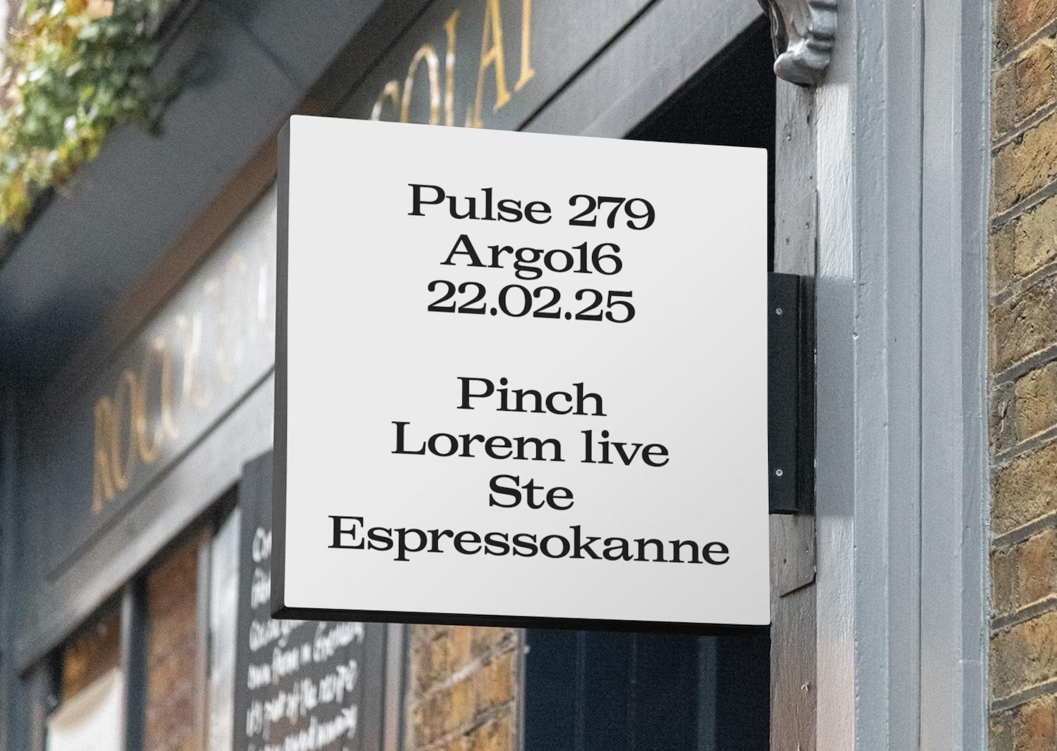 Pulse#279 - Pinch, Lorem, Ste, Espressokanne