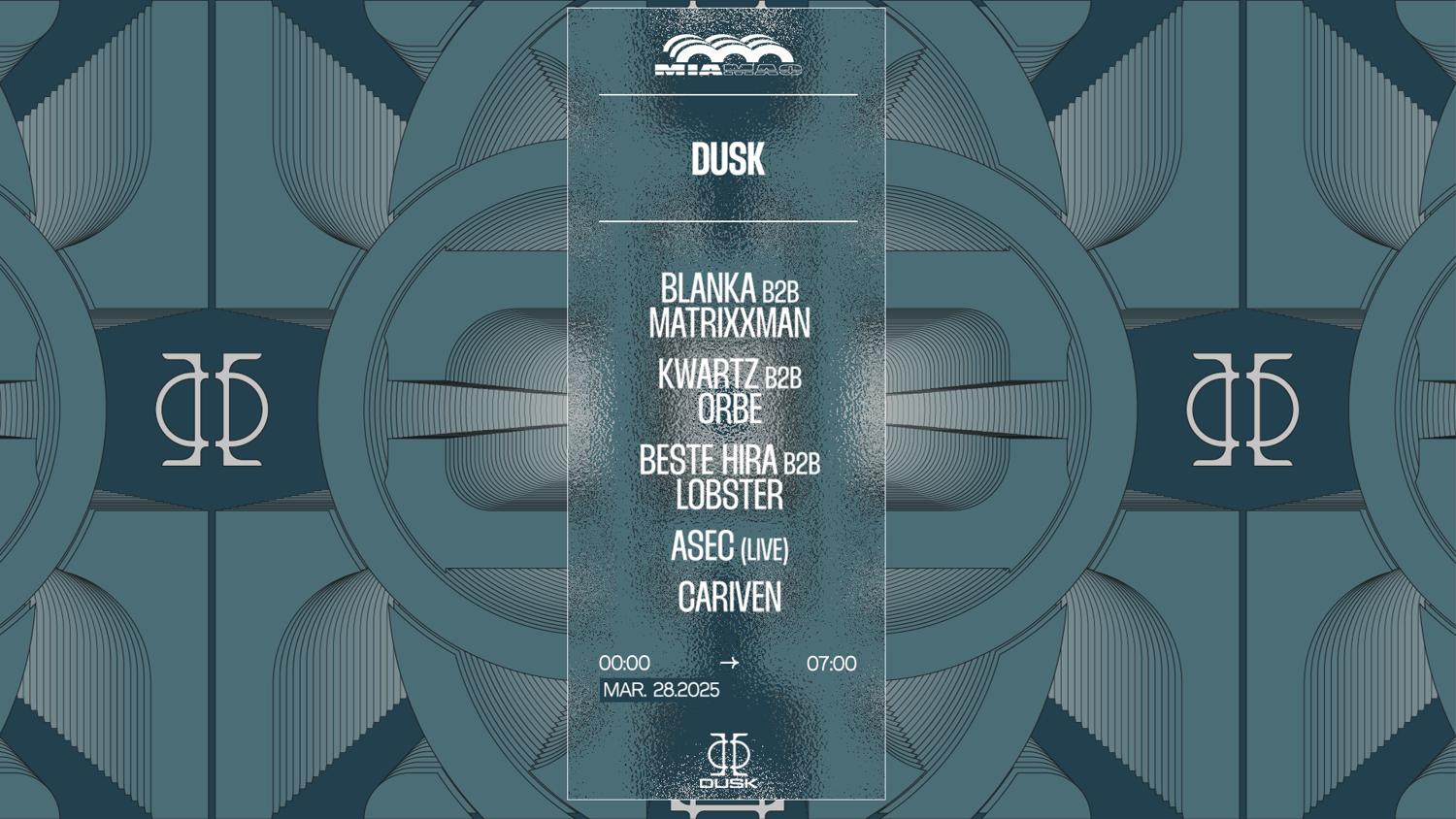 Dusk: Matrixxman B2B Blanka, Orbe B2B Kwartz