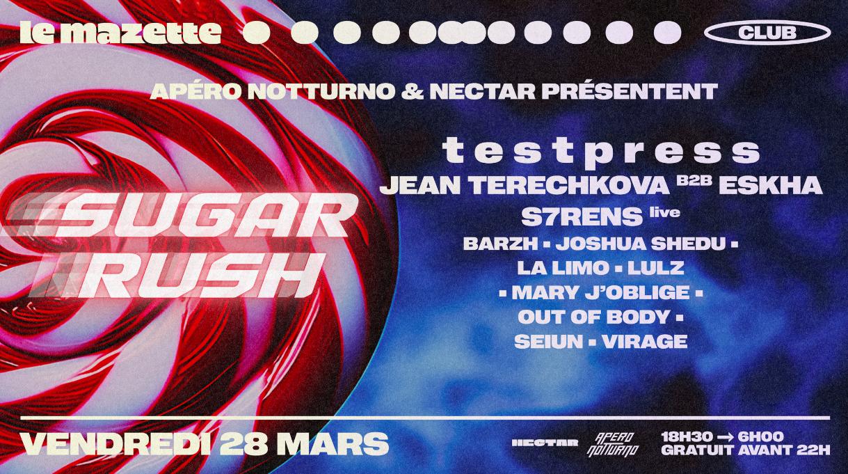 Sugar Rush: T E S T P R E S S • Jean Terechkova • Eskha • S7Rens