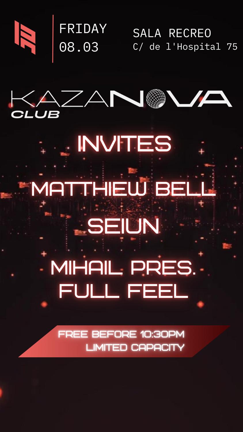 [Free Tickets] Kazanova Club Pres A Retrofuture Story With Seiun , Mihail , Matthew Bell