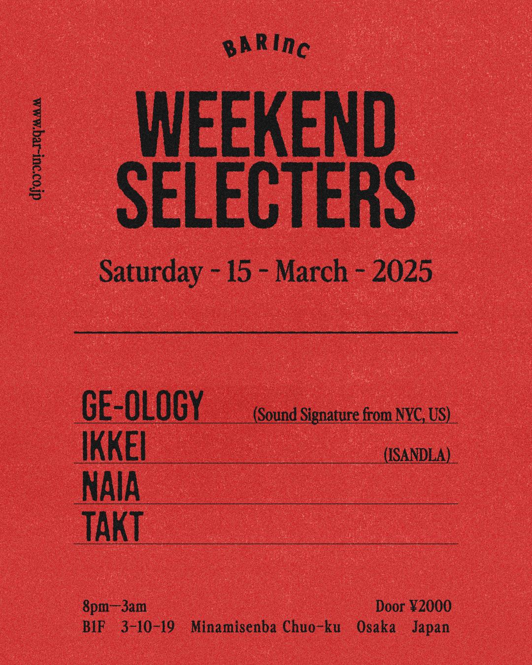 Weekend Selecters