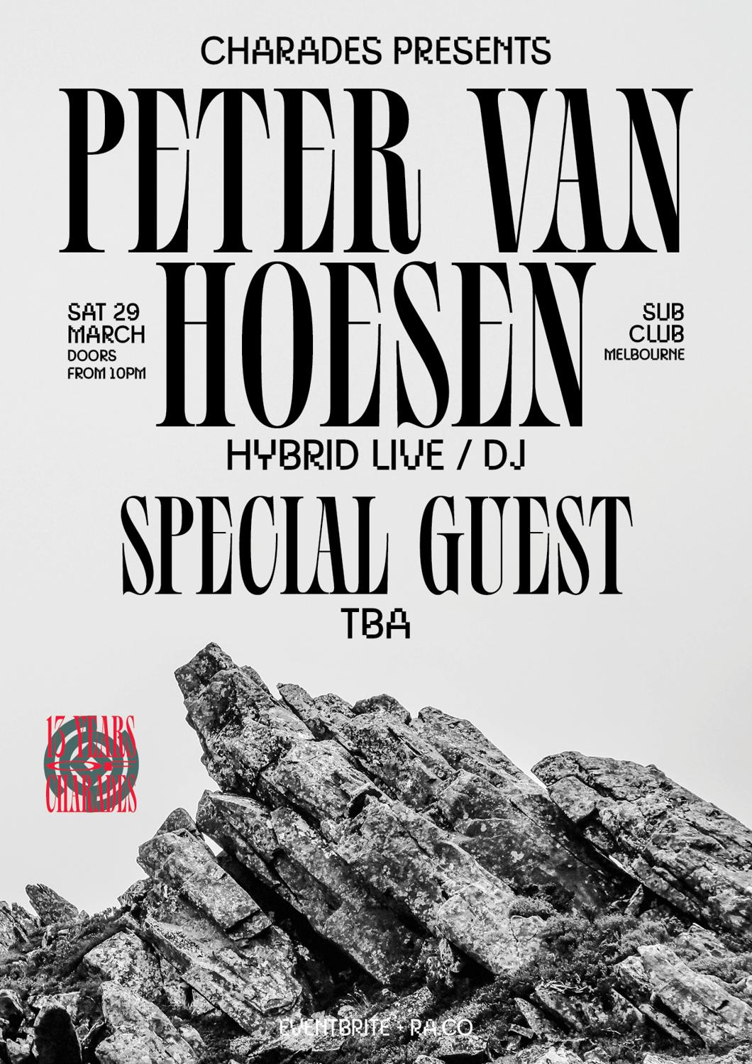 Charades13 - Peter Van Hoesen [Hybrid Set] + Special Guest