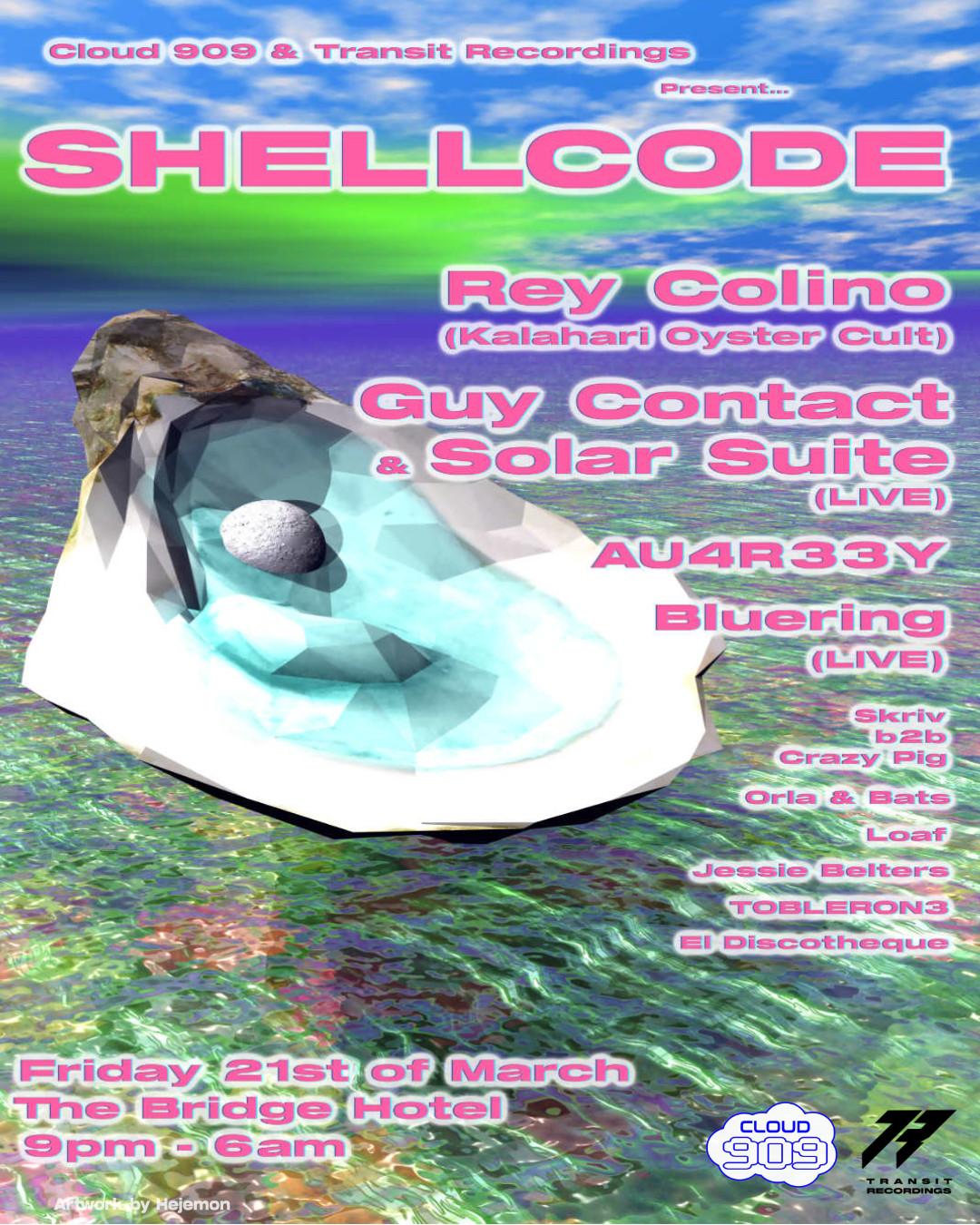 Cloud 909 & Transit Recordings ~ Rey Colino, Guy Contact & Solar Suite (Live), Au4R33Y + More