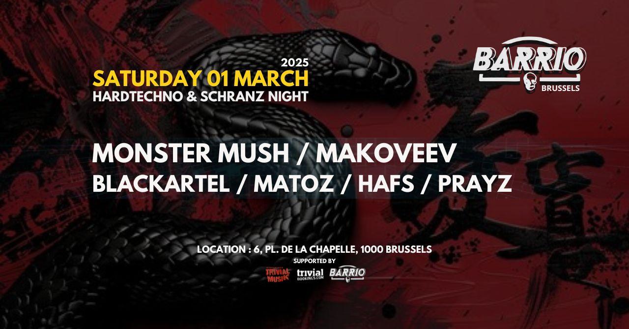 Hardtechno & Schranz Night At Barrio Brussels