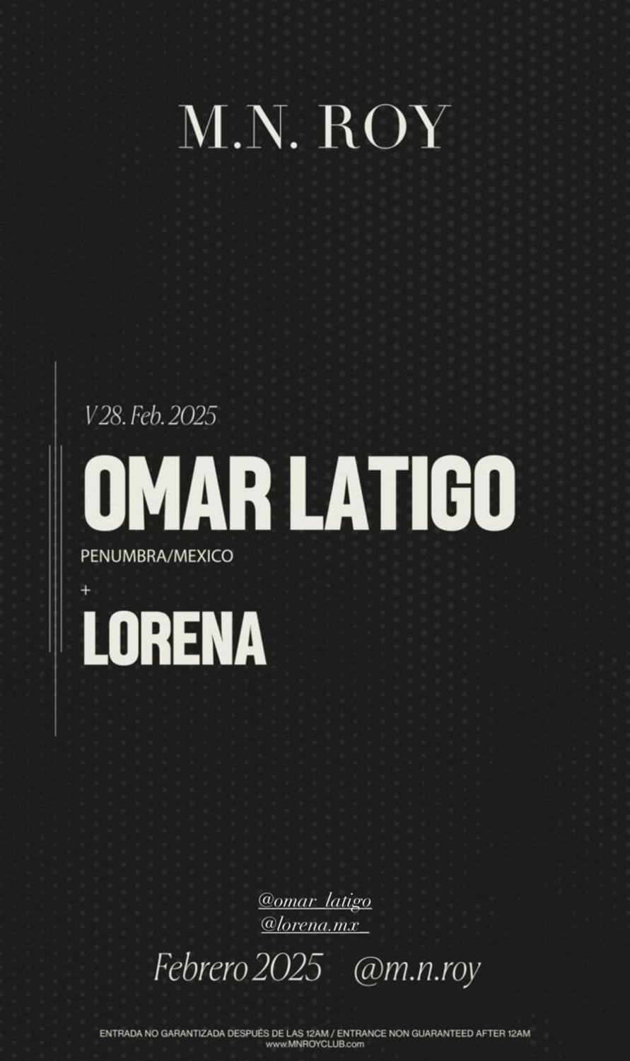 M.N. Roy: Omar Latigo