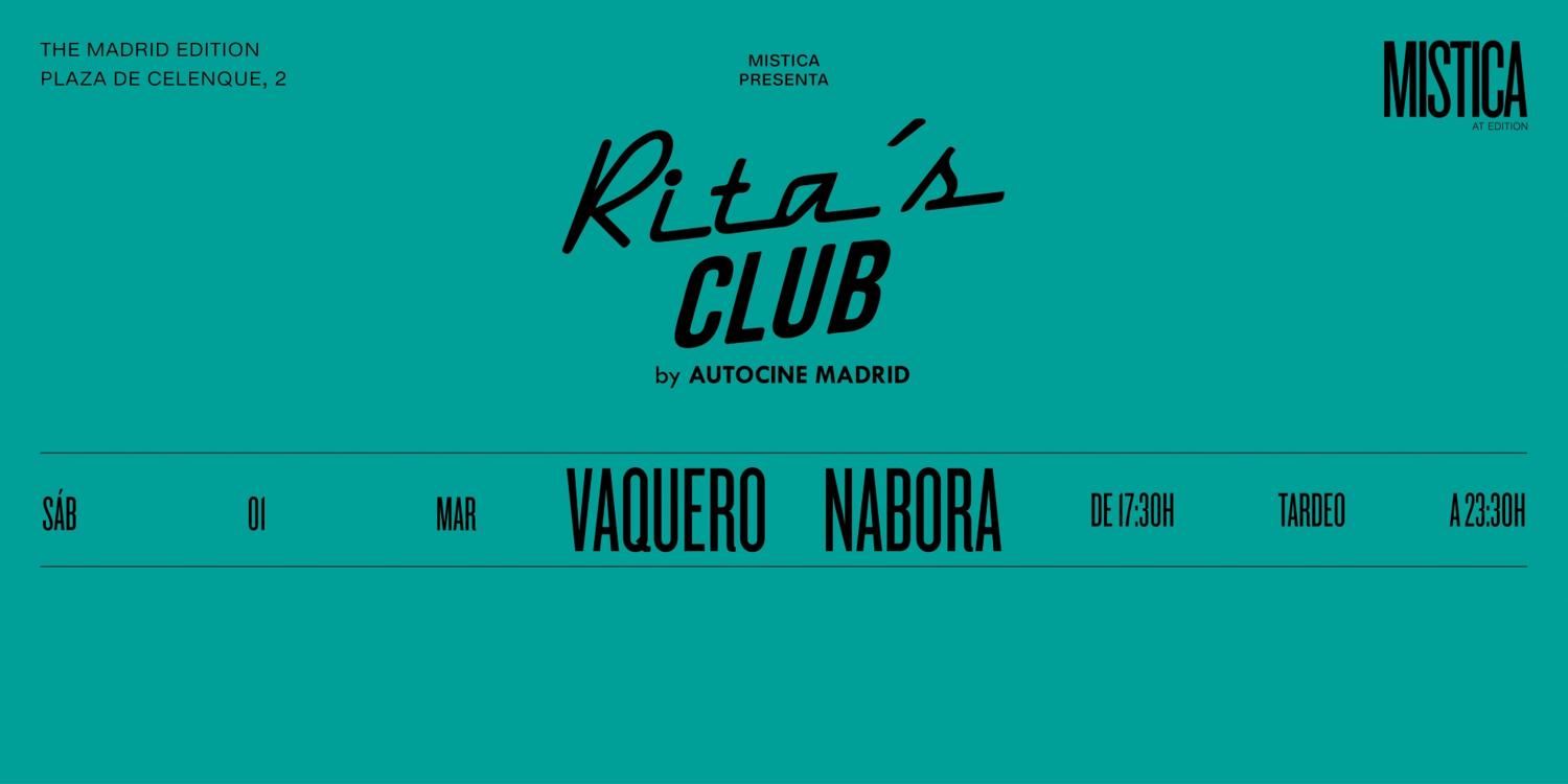 Mistica Presents: Rita´S Club, El Mejor Tardeo De Madrid