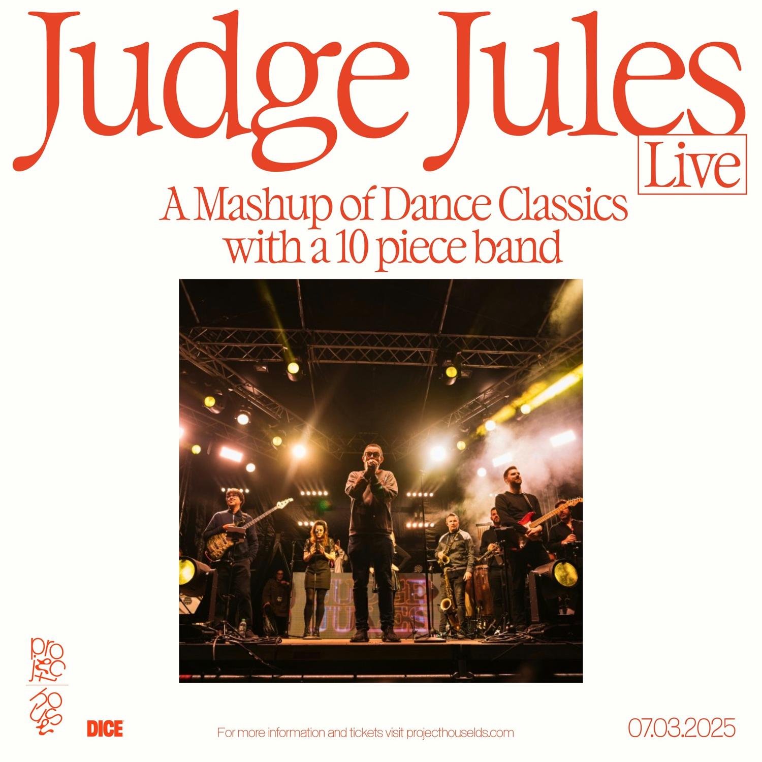 Judge Jules Live - 10 Piece Band