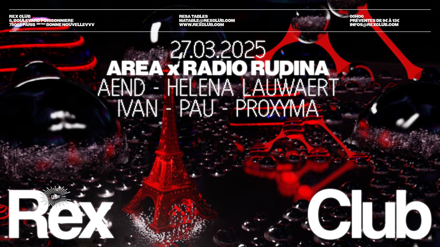 Area X Radio Rudina: Helena Lauwaert, Pau, Proxyma & More